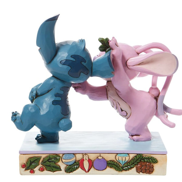 Figurine Disney Traditions : Angel et Stitch Noël - Lilo et Stitch