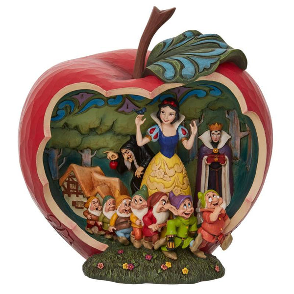 Figurine Disney Traditions - Pomme Blanche-Neige Masterpiece